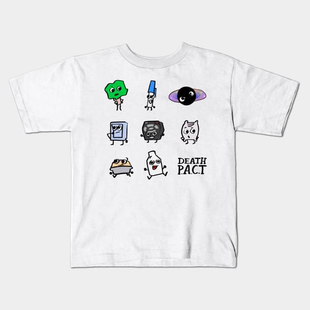 BFB DEATH PACT Pack Kids T-Shirt by MsBonnie